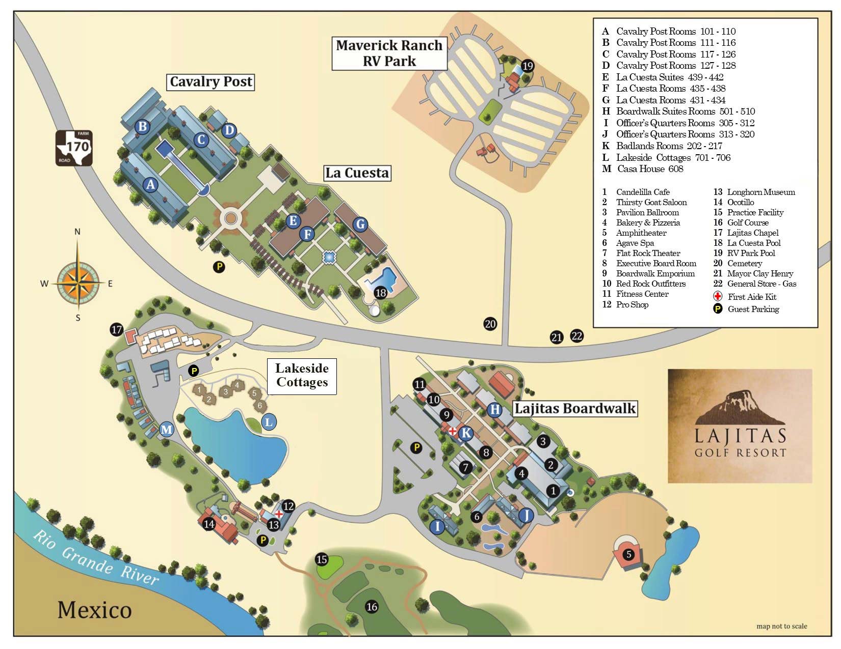 Lajitas Resort Property Map Spring 2023